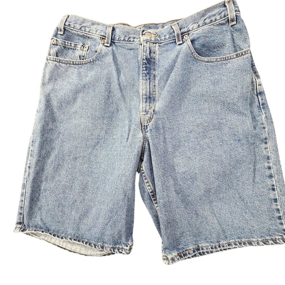 Levi's 560 Loose Fit Shorts Mens 38 Blue Denim Vintage Made in USA Baggy Skater